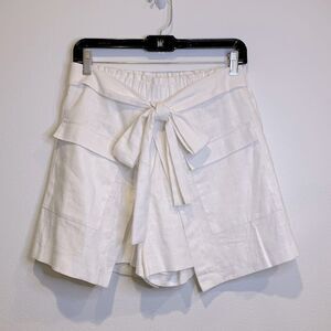 MOON RIVER Urban Outfitter skort front tire pockets linen Blend women sz medium